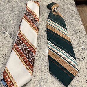 Vintage 1970's ties